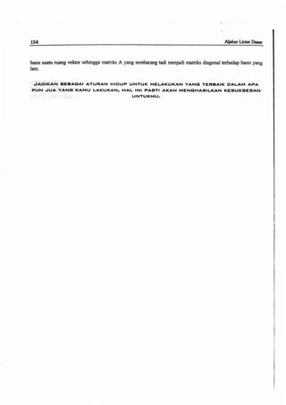 Buku aljabar linear dasar