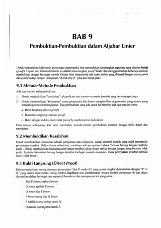 Buku aljabar linear dasar