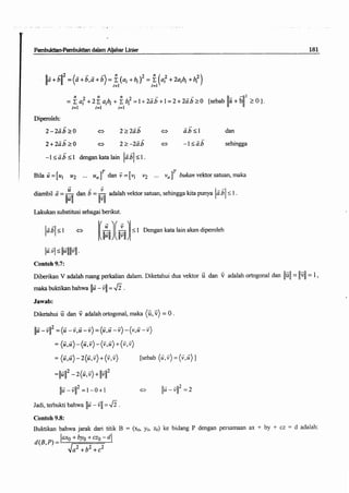 Buku aljabar linear dasar
