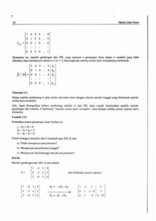 Buku aljabar linear dasar