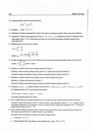 Buku aljabar linear dasar