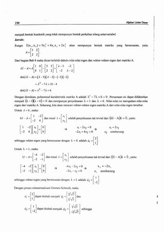 Buku aljabar linear dasar