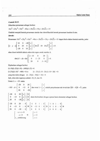 Buku aljabar linear dasar