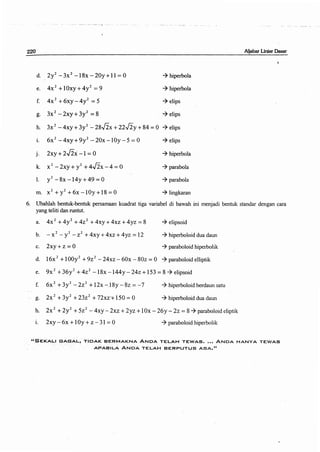 Buku aljabar linear dasar