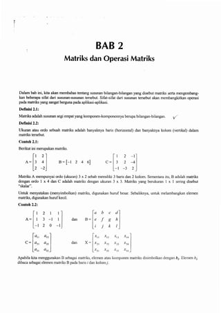 Buku aljabar linear dasar