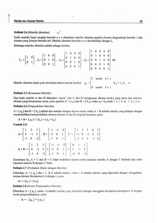 Buku aljabar linear dasar