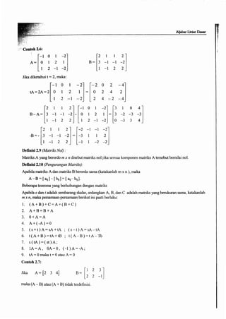Buku aljabar linear dasar