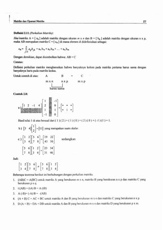 Buku aljabar linear dasar