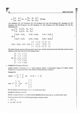 Buku aljabar linear dasar