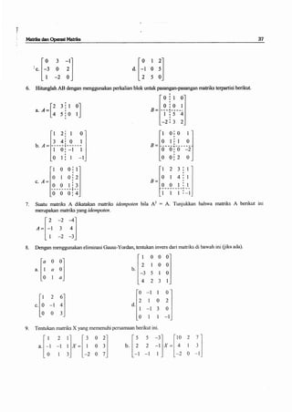 Buku aljabar linear dasar