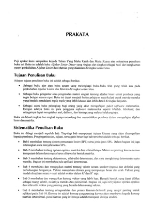 Buku aljabar linear dasar