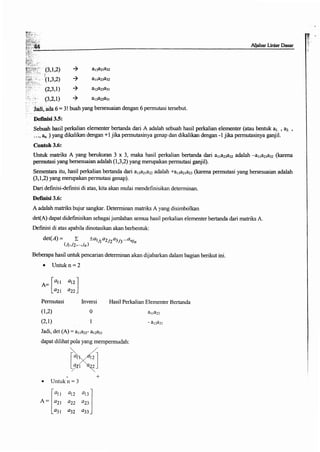 Buku aljabar linear dasar