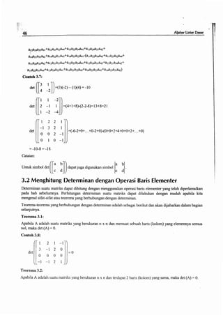 Buku aljabar linear dasar