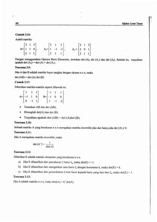 Buku aljabar linear dasar