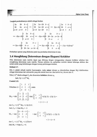 Buku aljabar linear dasar