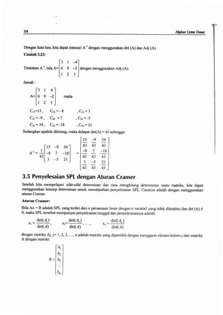 Buku aljabar linear dasar