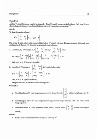 Buku aljabar linear dasar