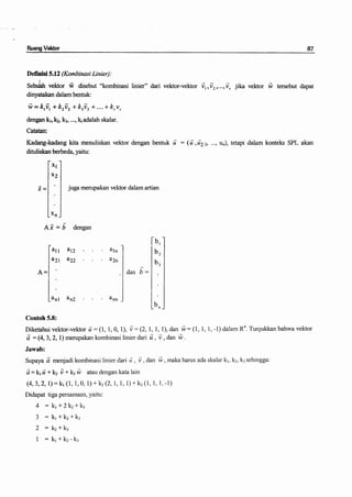 Buku aljabar linear dasar