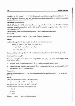 Buku aljabar linear dasar