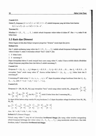 Buku aljabar linear dasar