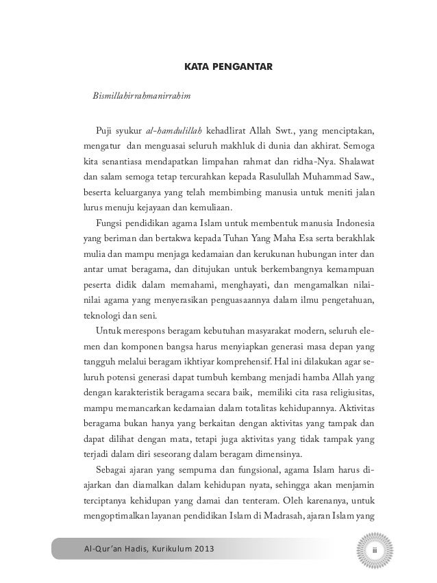 Buku Alquran Hadis Ma 10 Siswa