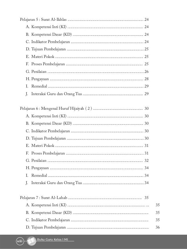 Buku Alquran Hadis Kelas 1