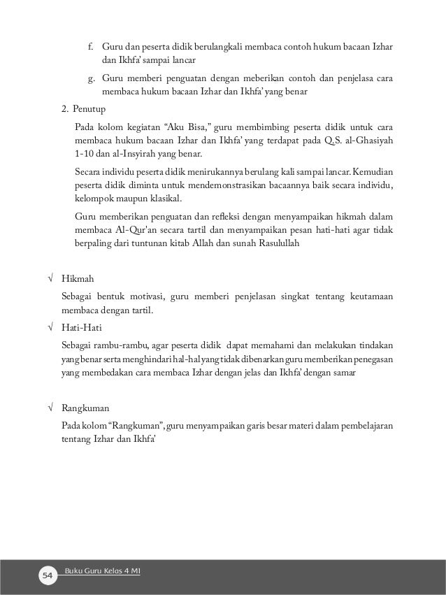 Buku alquran hadis MI kelas 4 Buku alquran hadis MI kelas 4