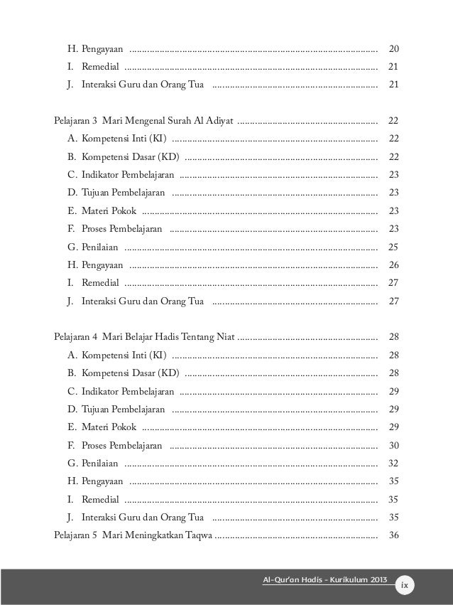 Soal Qurdis Kelas 4 Bab Hadis Niat Dan Taqwa Belajar Soal