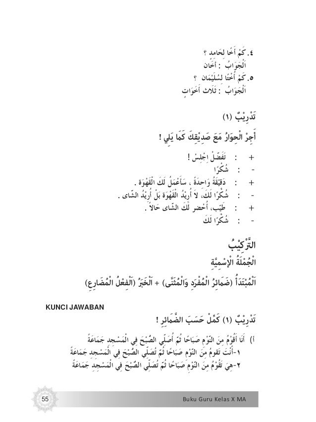 Buku Bahasa Arab Ma 10 Guru