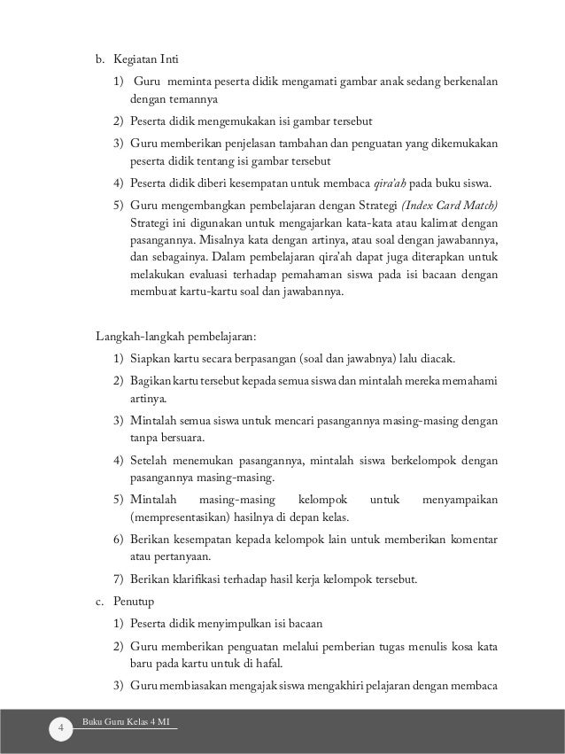Buku Bahasa Arab Mi Kelas 4