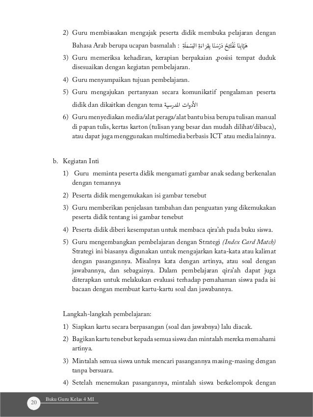 Buku bahasa arab MI kelas 4
