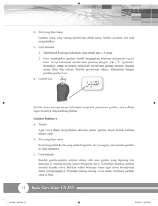 Buku Bahasa Arab MTs 7 Guru | PDF