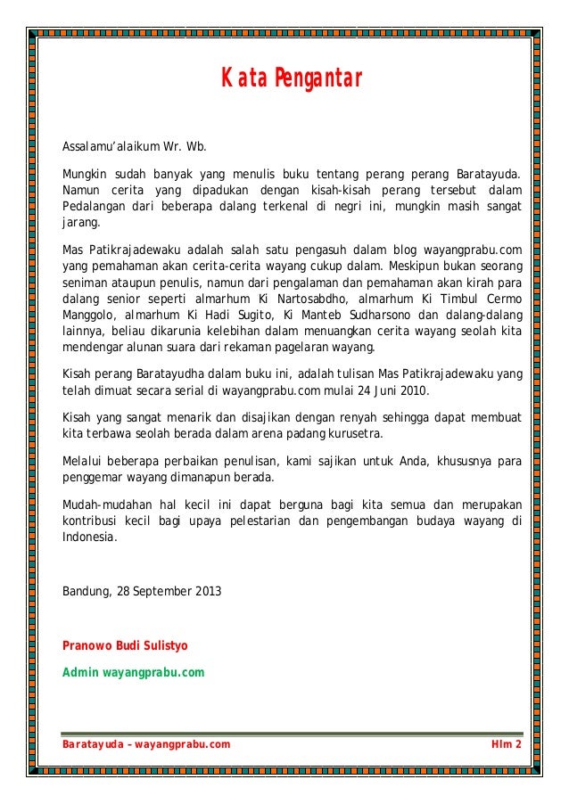 Buku Baratayudha Part 1