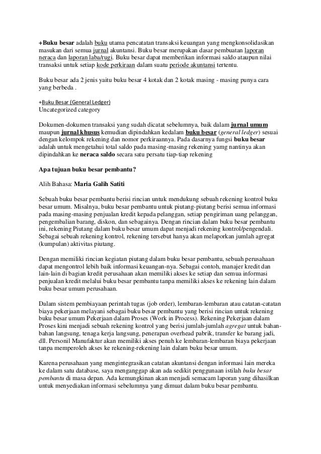 Get Contoh Jurnal Dan Buku Besar Dalam Akuntansi Pictures - netlify guru