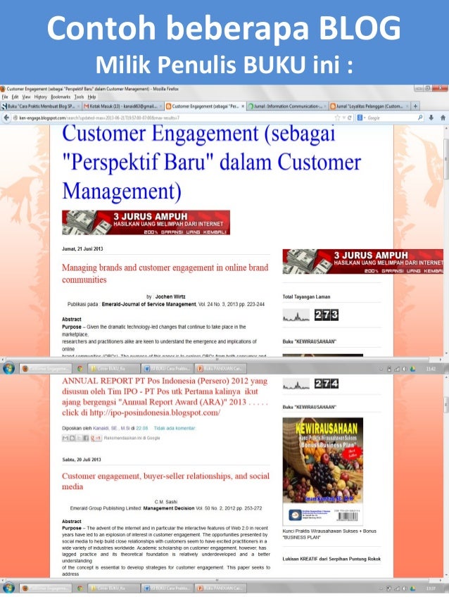Buku "Cara Praktis Membuat Blog SPEKTAKULER"
