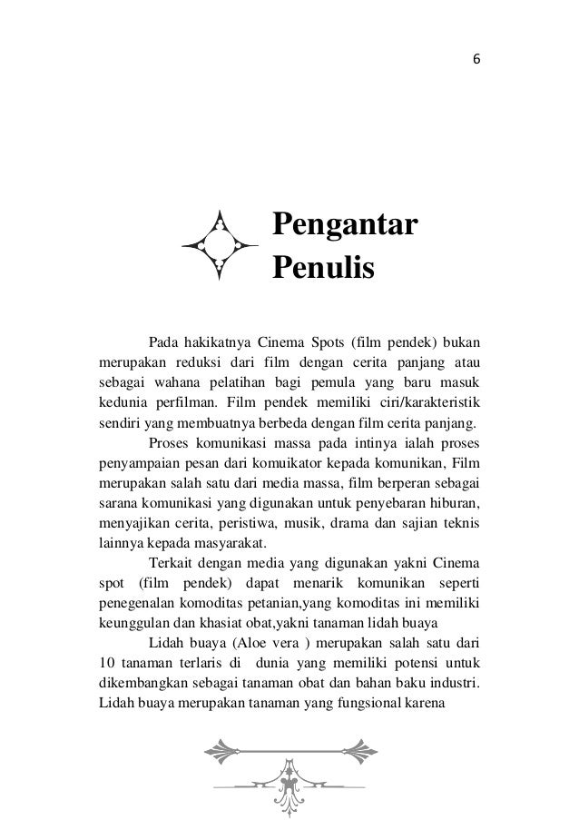 Peranan Cinema Spot Dalam Pengembangan Komoditi Lidah Buaya