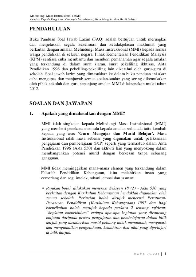 Buku Faq Mmi 2014