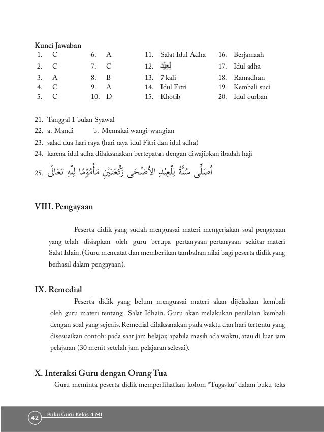 Buku Fikih Mi Kelas 4 Pegangan Guru Kurikulum 2013