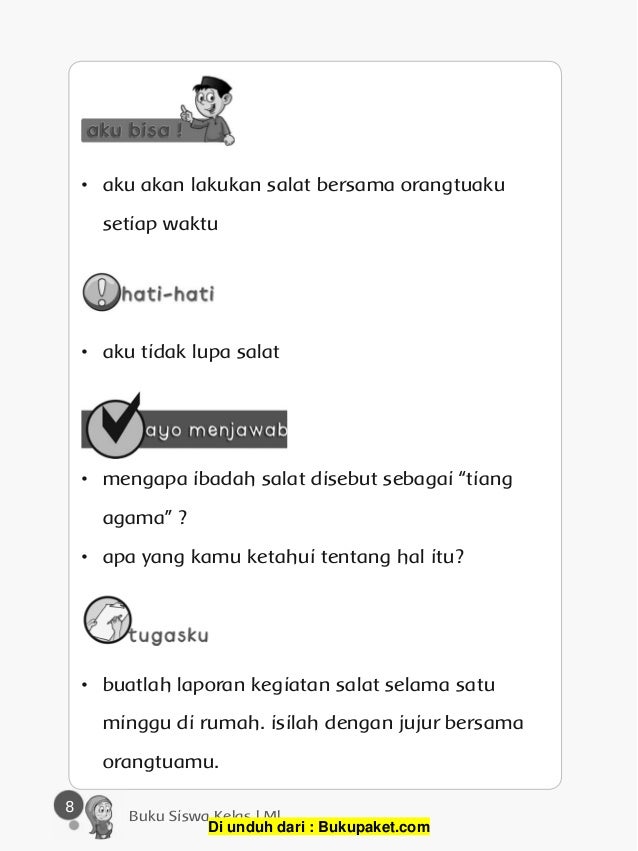 Buku fiqih kelas 1 mi