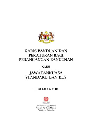 OLEH




EDISI TAHUN 2008




 Unit Perancang Ekonomi
 Jabatan Perdana Menteri
   Putrajaya, Malaysia.
 