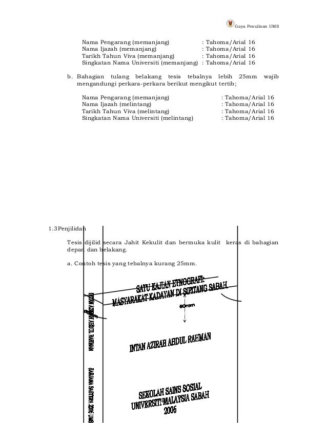 Buku gaya penulisan ums
