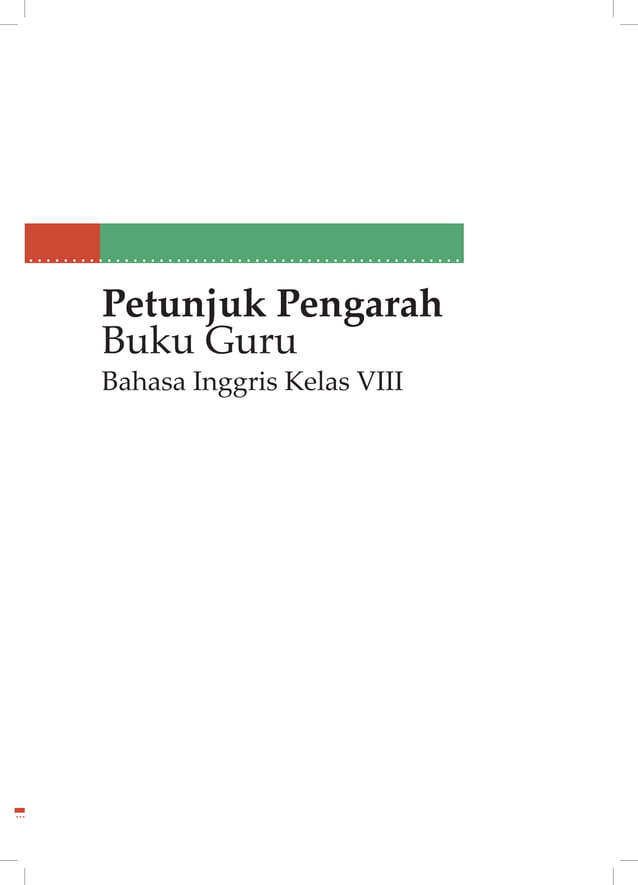 Buku Guru Bahasa Inggris Kls 8 Pdf