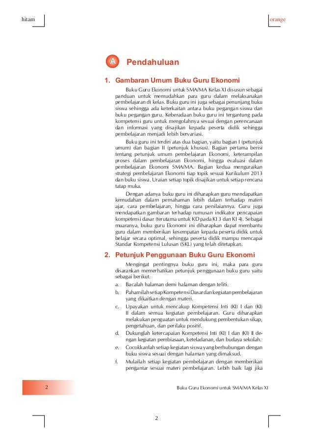 Contoh Buku Guru Ekonomi Resize Kelas XI