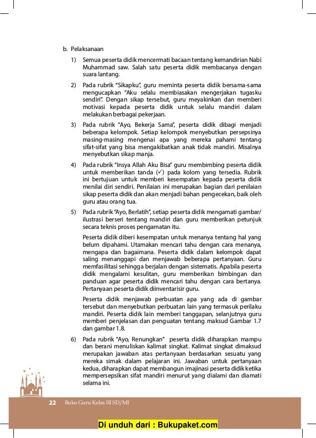 Buku Guru Pai Kelas 3 Revisi 2018