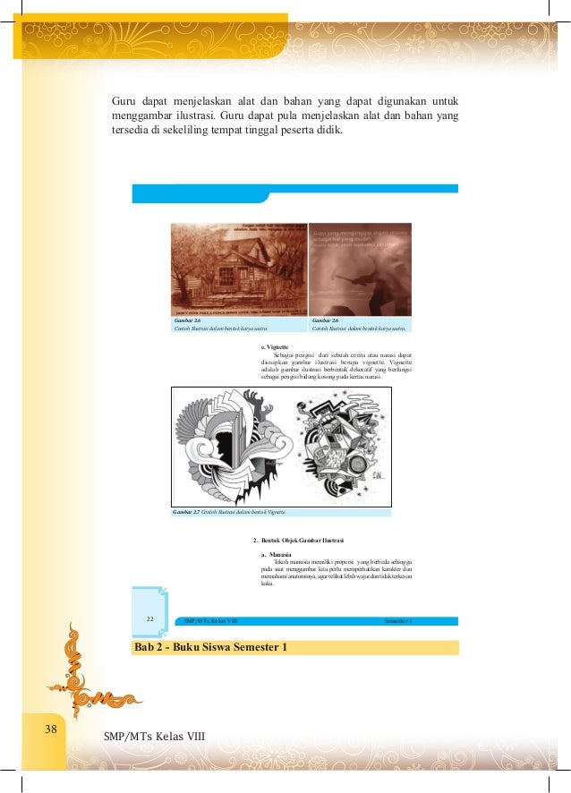 Buku guru Seni Budaya kelas VIII Buku guru Seni Budaya kelas VIII