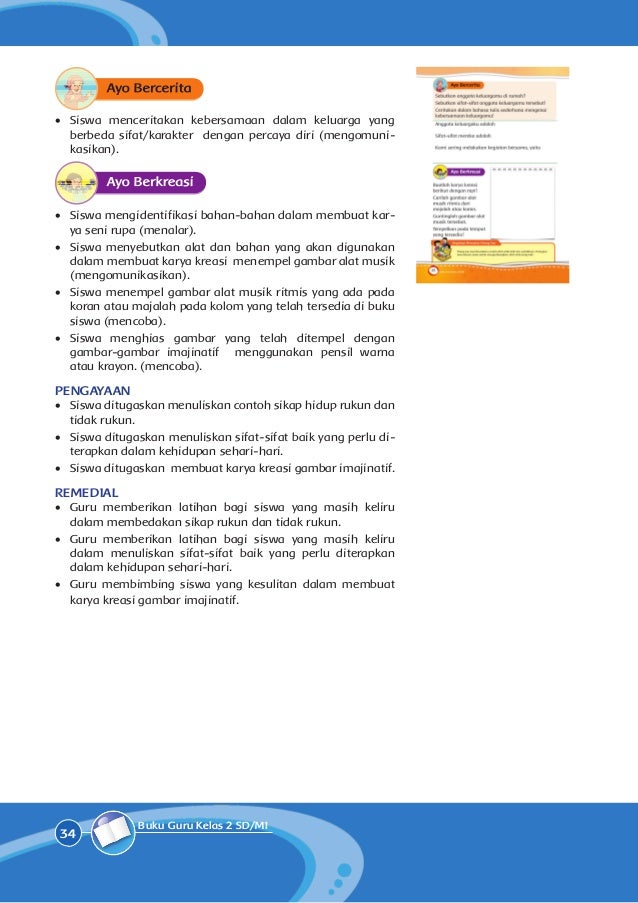 Buku guru tema 1 hidup rukun kemendikbud kurikulum 2013