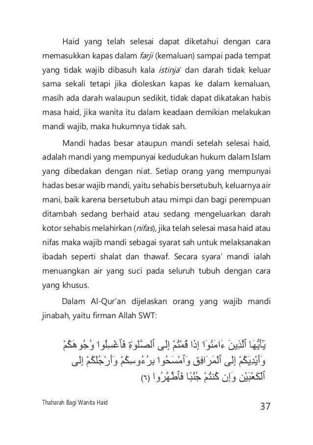 Tata Cara Mandi Junub Bagi Wanita Menurut Islam – Sekali