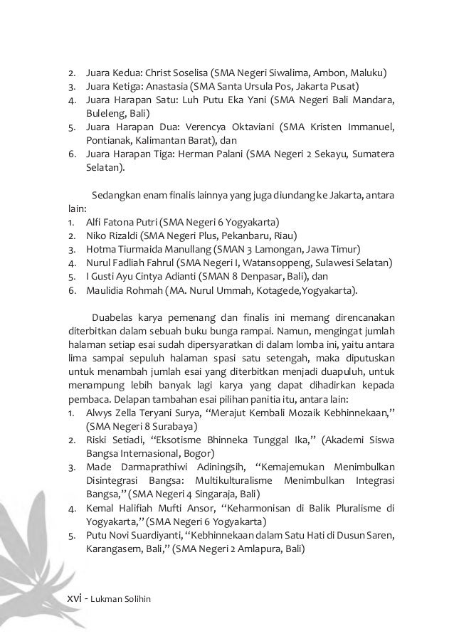 Buku Harmoni di Mata Kaum Muda 2013