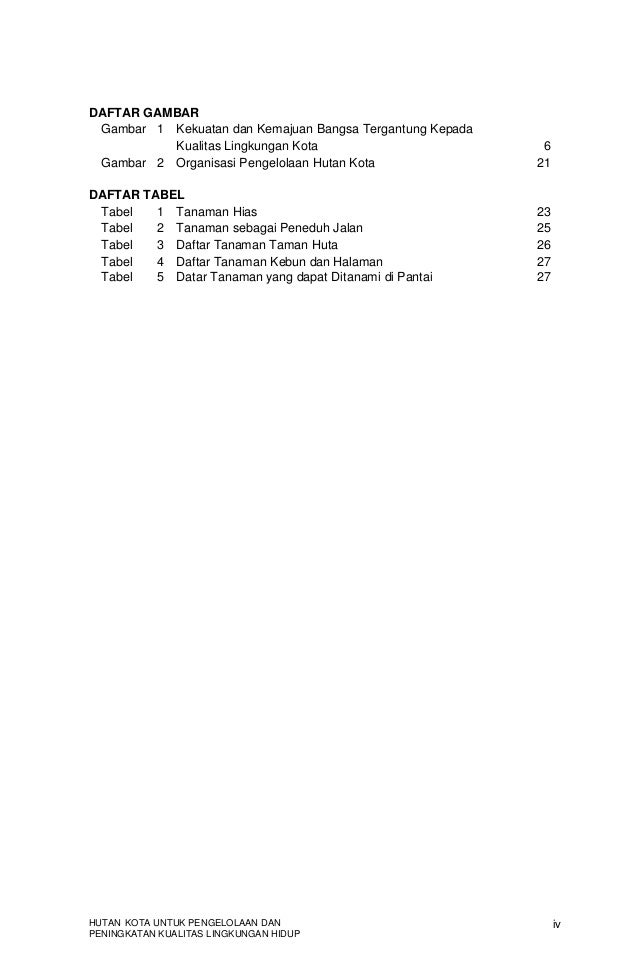 Buku Hutan Kota