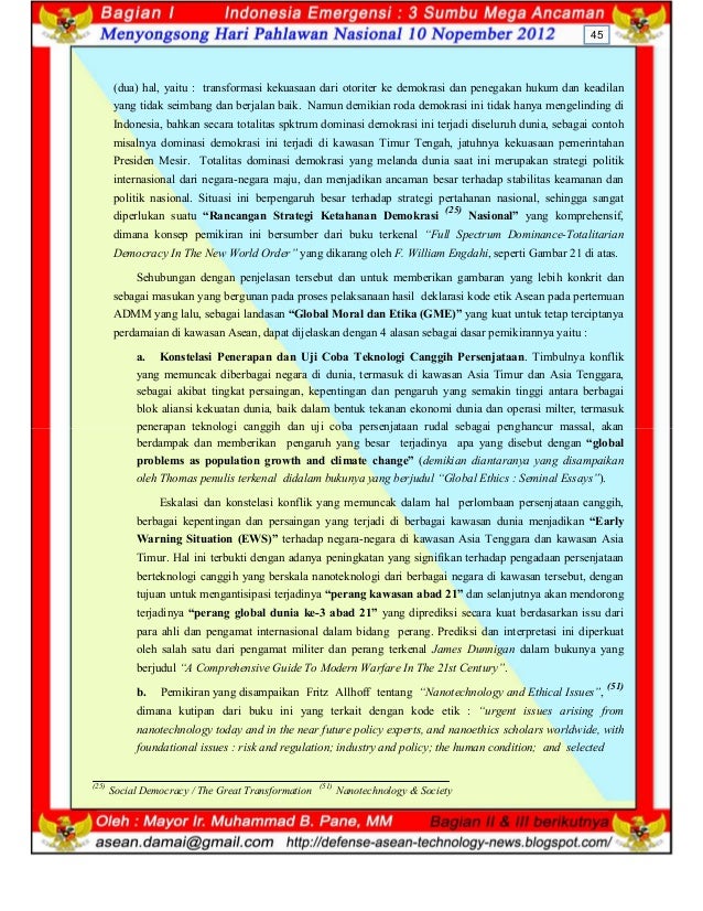 BUKU : INDONESIA EMERGENSI - 3 SUMBU MEGA ANCAMAN (EARLY 